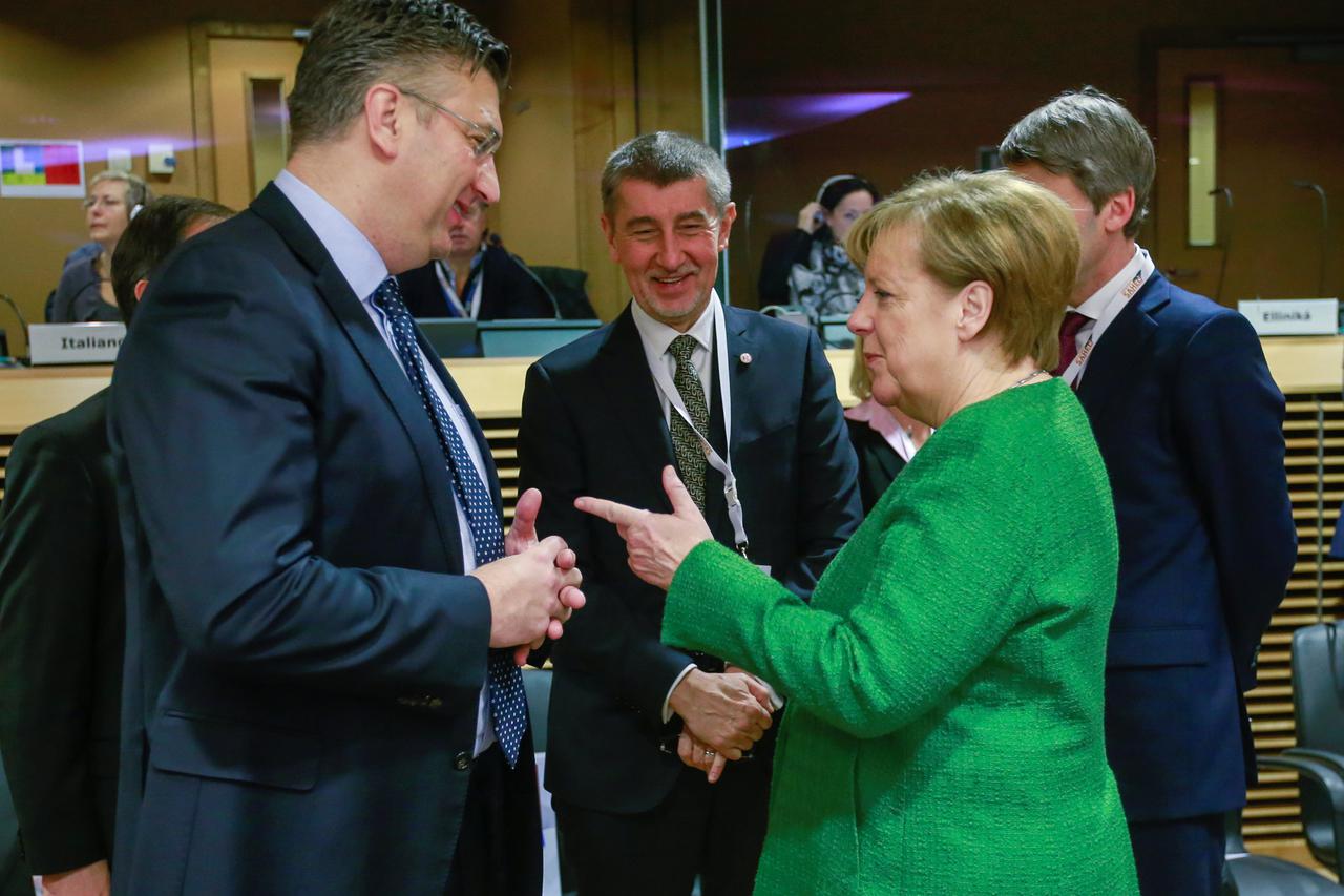 Andrej Plenković u Bruxellesu
