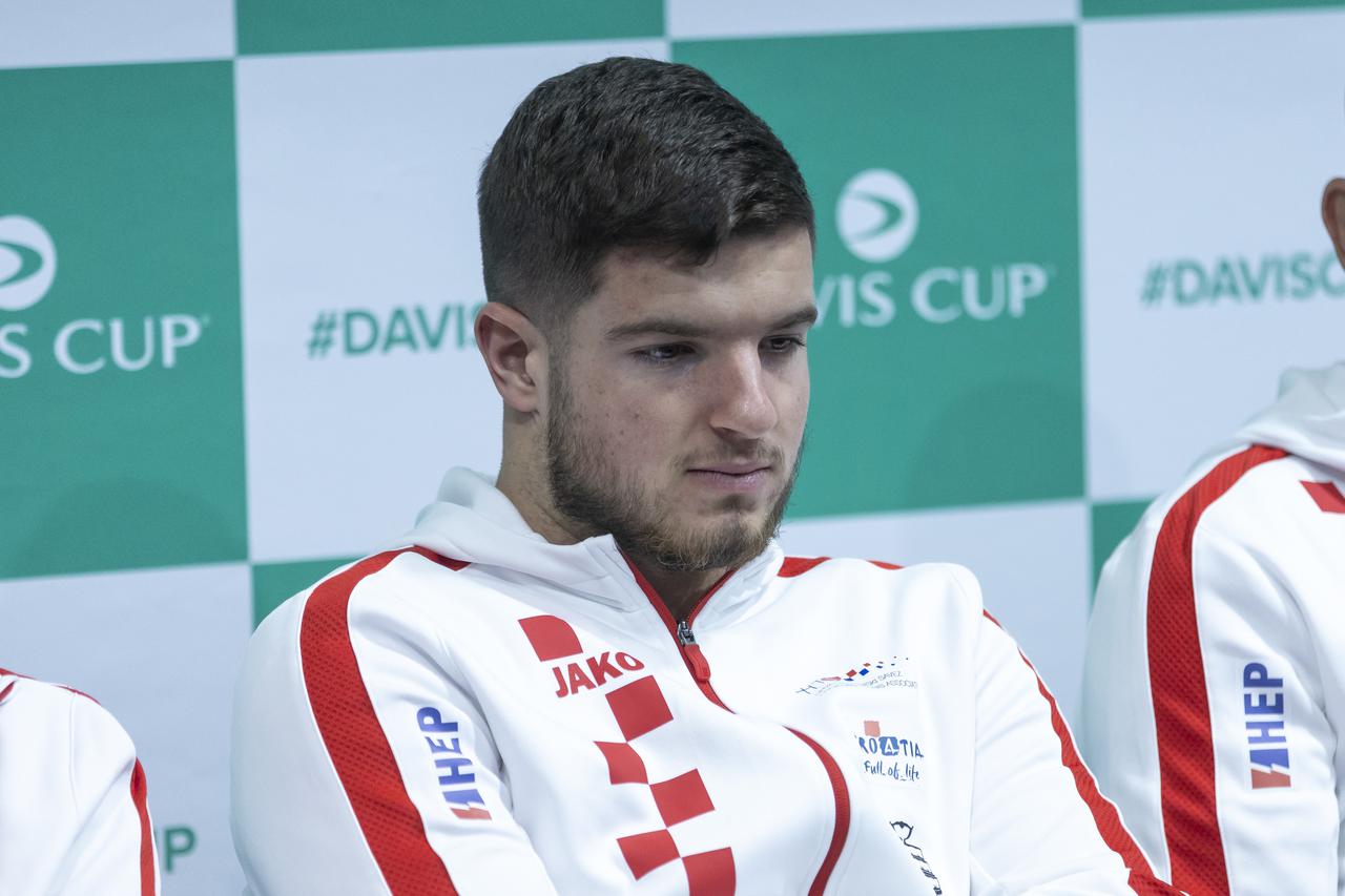 Osijek: Konferencija za medije hrvatske Davis Cup reprezentacije