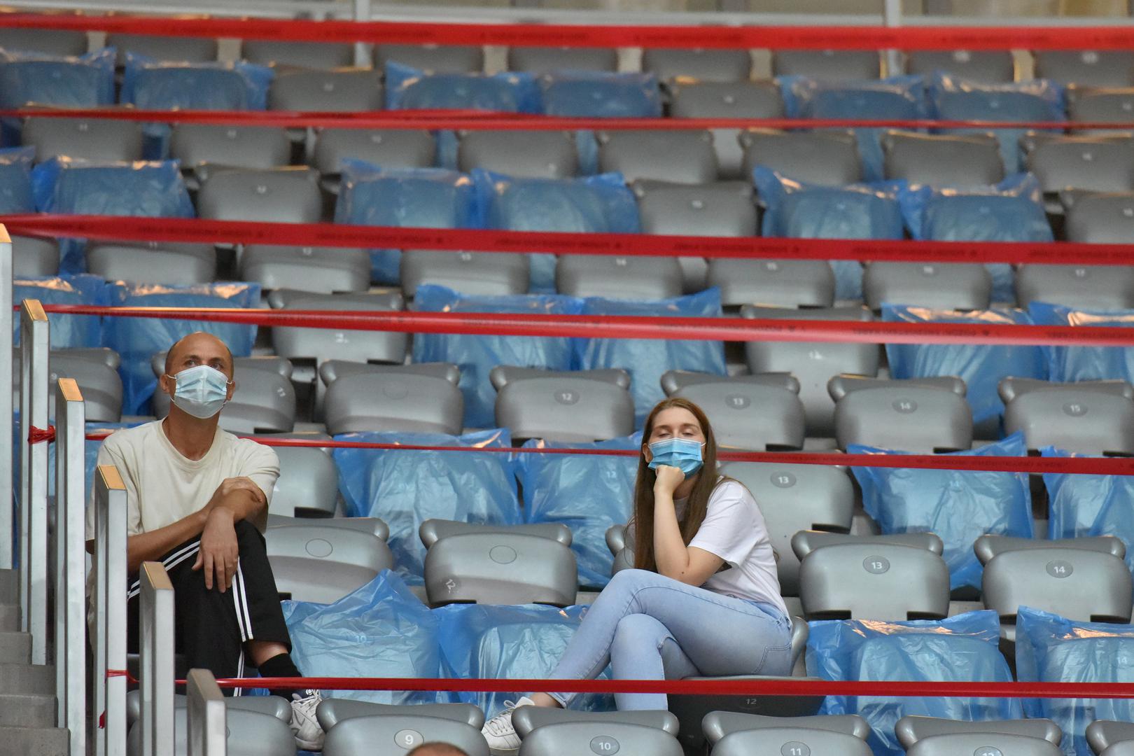 25.09.2020., dvorana Kresimira Cosica, Zadar - HT Premijer liga, 02. kolo, KK Zadar - KK Cibona. U dvoranu su mogli uci samo sezonski pretplatnici uz pridrzavanje epidemioloskih mjera. Photo: Dino Stanin/PIXSELL