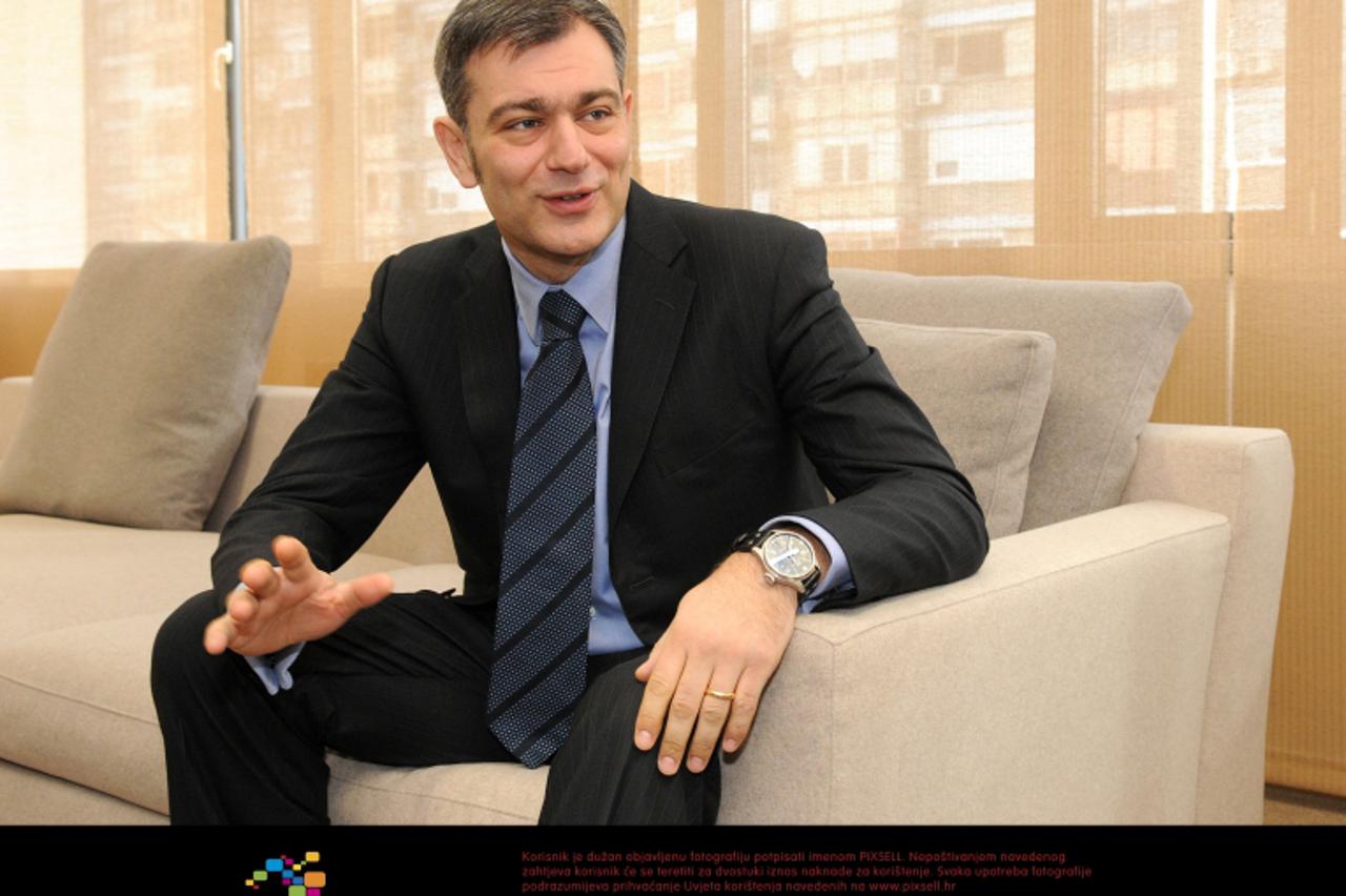 \'16.02.2009.,Zagreb,Hrvatska - Miramarska 23,Emil Tedeschi, predsjednik uprave Atlantic,  Photo: Anto Magzan/Vecernji list\'