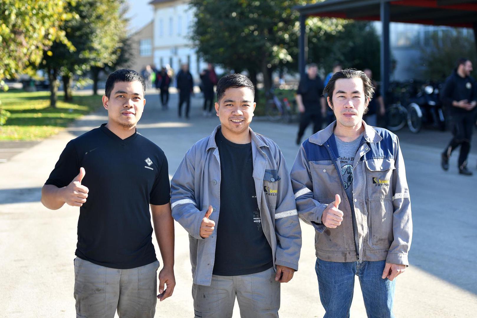 15.10.2024., Prelog -  Strani radnici u tvornici Komet. Photo: Vjeran Zganec Rogulja/PIXSELL