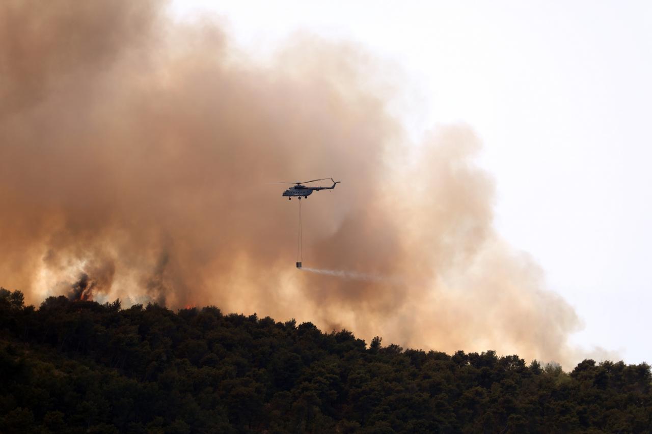 CROATIA-CIOVO ISLAND-FOREST FIRE