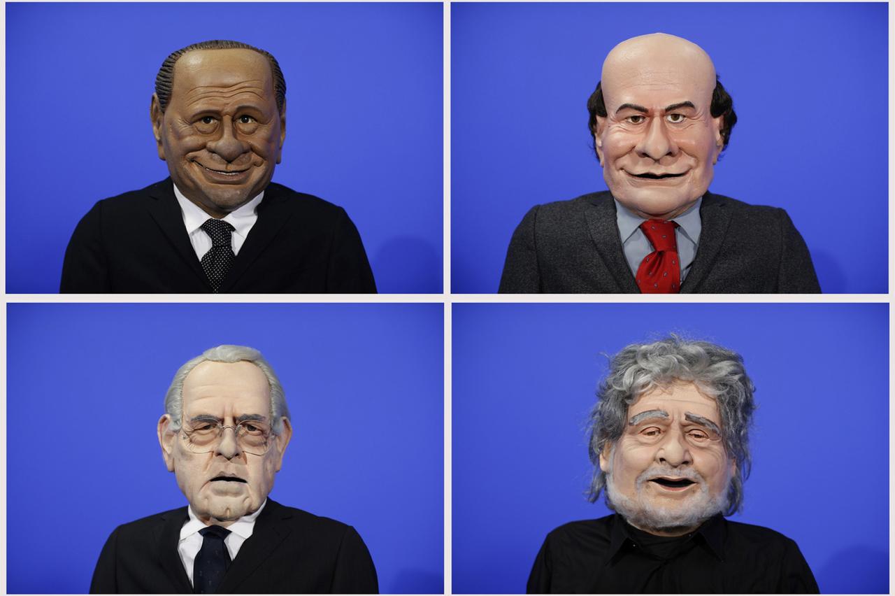 beppe grillo,silvio berlusconi,mario monti,pier luigi bersani