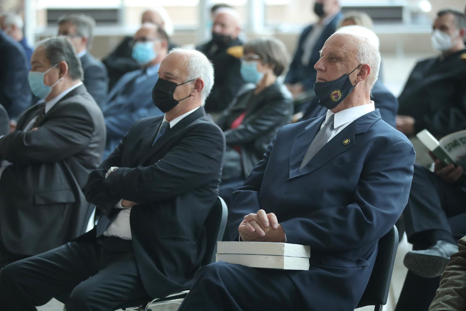 21.10.2021 Zagreb - U nacionalnoj i sveucilisnoj knjiznici odrzana je promocija knjige generala Rahima Ademija "Samo istina, ratni dnevnik generala hrvatske vojske" u izdanju Vecernjeg lista.