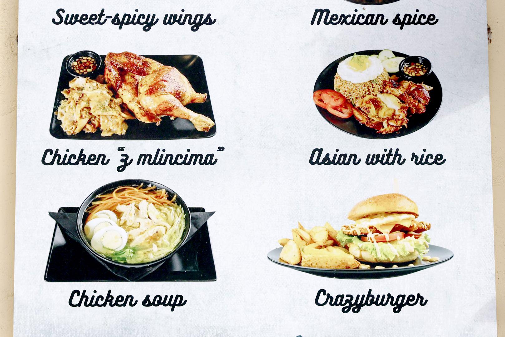 Umjesto potpunog prijevoda na engleski, mlinci su ostali neprevedeni, očito kao prevelik izazov za pronalazak odgovarajuće inačice. 