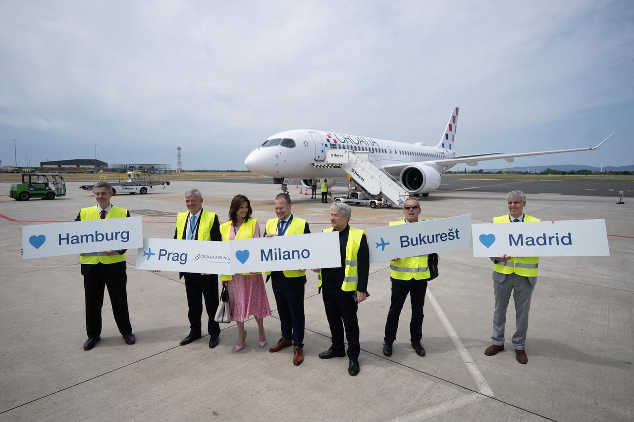 Velika Gorica: Croatia Airlines i MZLZ obilježili uvođenje novih ovosezonskih letova