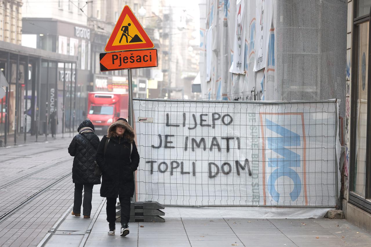Zagreb u minusu, magla dodatno pojačava dojam hladnoće
