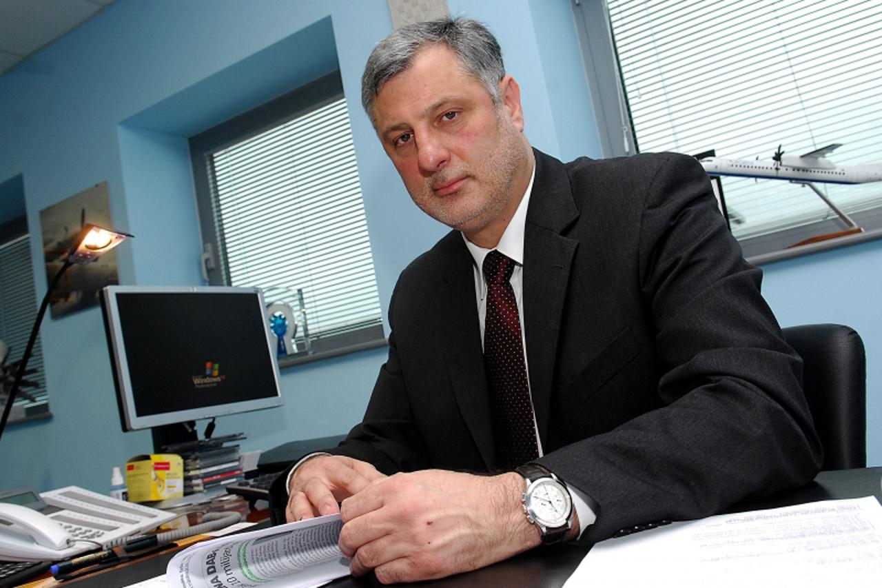 \'za unu...02. 04. 2009. buzin/croatia airlines/predsjednik uprave croatia airlines ivan misetic Photo: Zeljko Hladika/Vecernji list\'