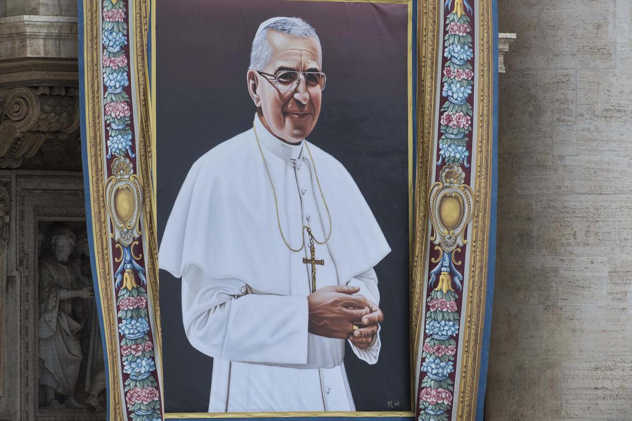 Roma, San Pietro. Beatificazione Papa Luciani