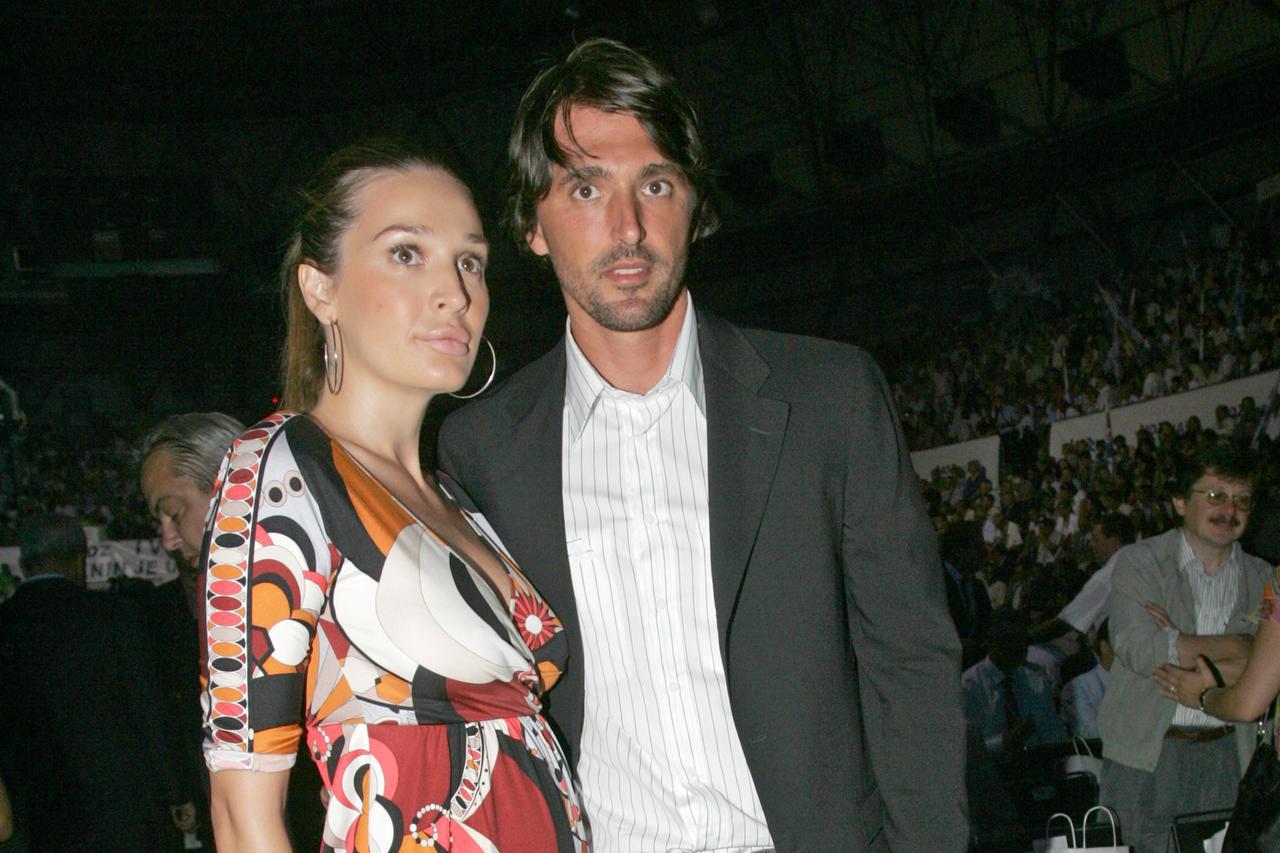 ARHIVA - Zagreb: Goran Ivanišević i Tatjana Dragović na Općem saboru HDZ-a