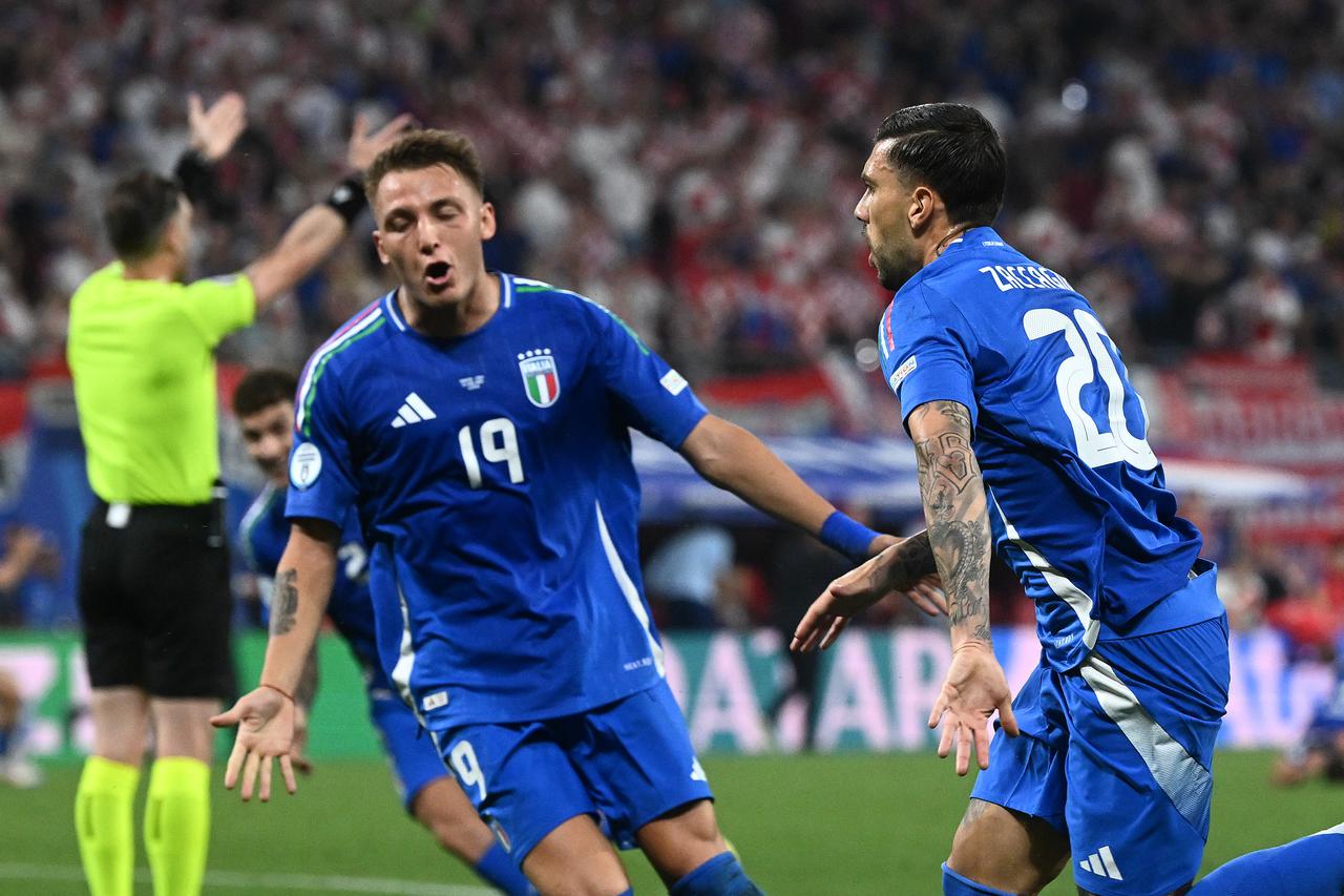 Leipzig: U posljednjem trećem kolu skupine B na EURU hrvatska nogometna reprezentacija je odigrala 1-1 protiv Italije 