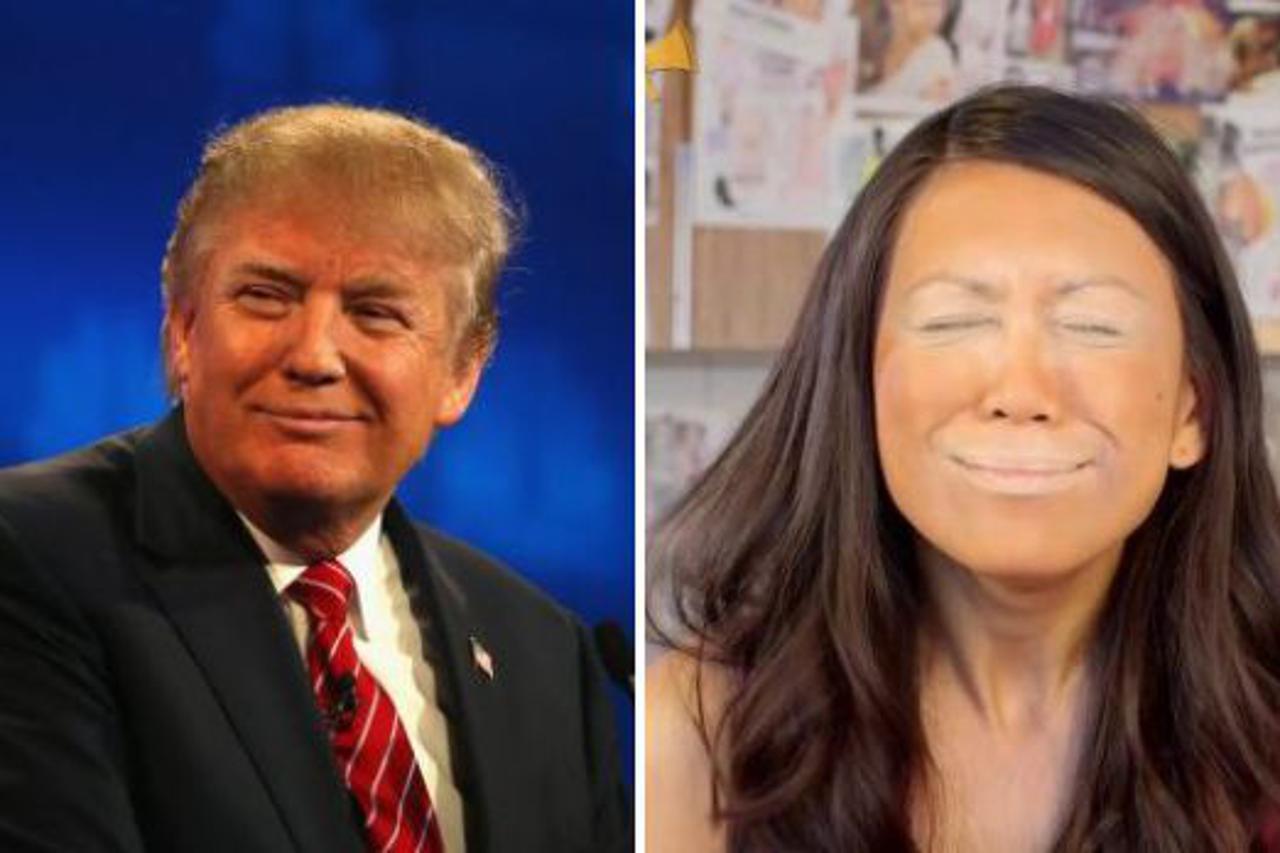 Donald Trump beauty tutorial
