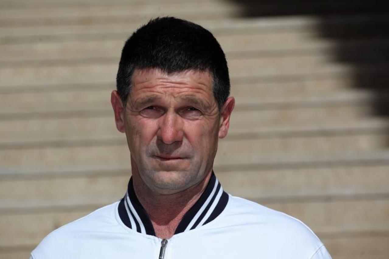 '12.04.2012., Zadar - Poduzetnik, bivsi nogometni sudac i vanjski strucni suradnik NK Zadar Reno Sinovcic istaknut ce svoju kandidaturu za predstojece izbore u HDZ-u u zadarskoj zupaniji. Photo: Zeljk