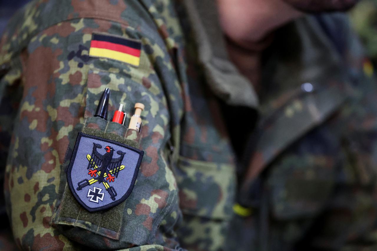 Germany's Defence Minister Pistorius sends off soldiers to Lithuania