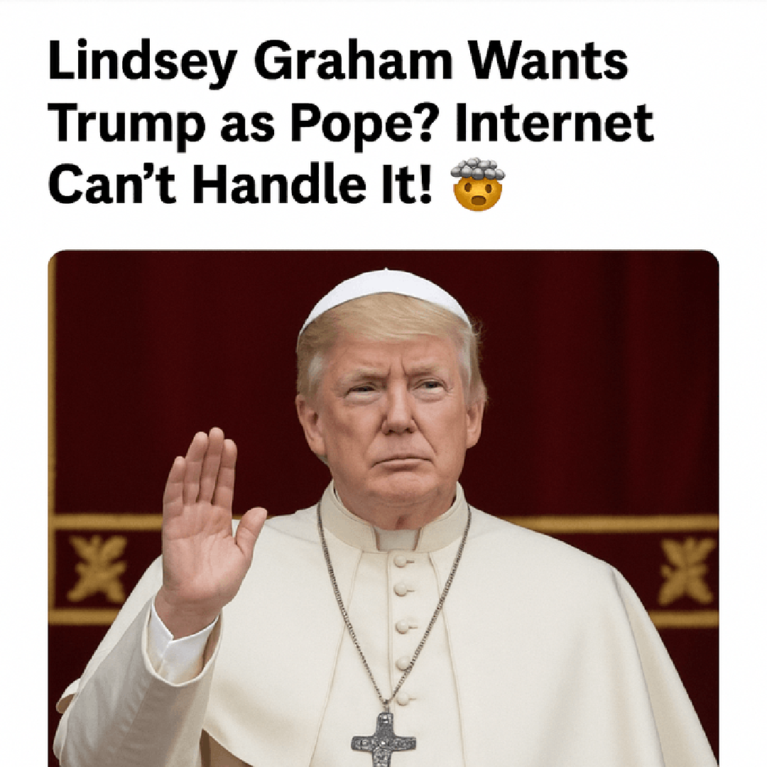 Uz objavu je podijelio video Trumpovih komentara. Graham je nastavio u istom tonu, dodavši: "Kombinacija prvog pape i američkog predsjednika ima mnogo prednosti. Čekam bijeli dim... Trump MMXXVIII!"