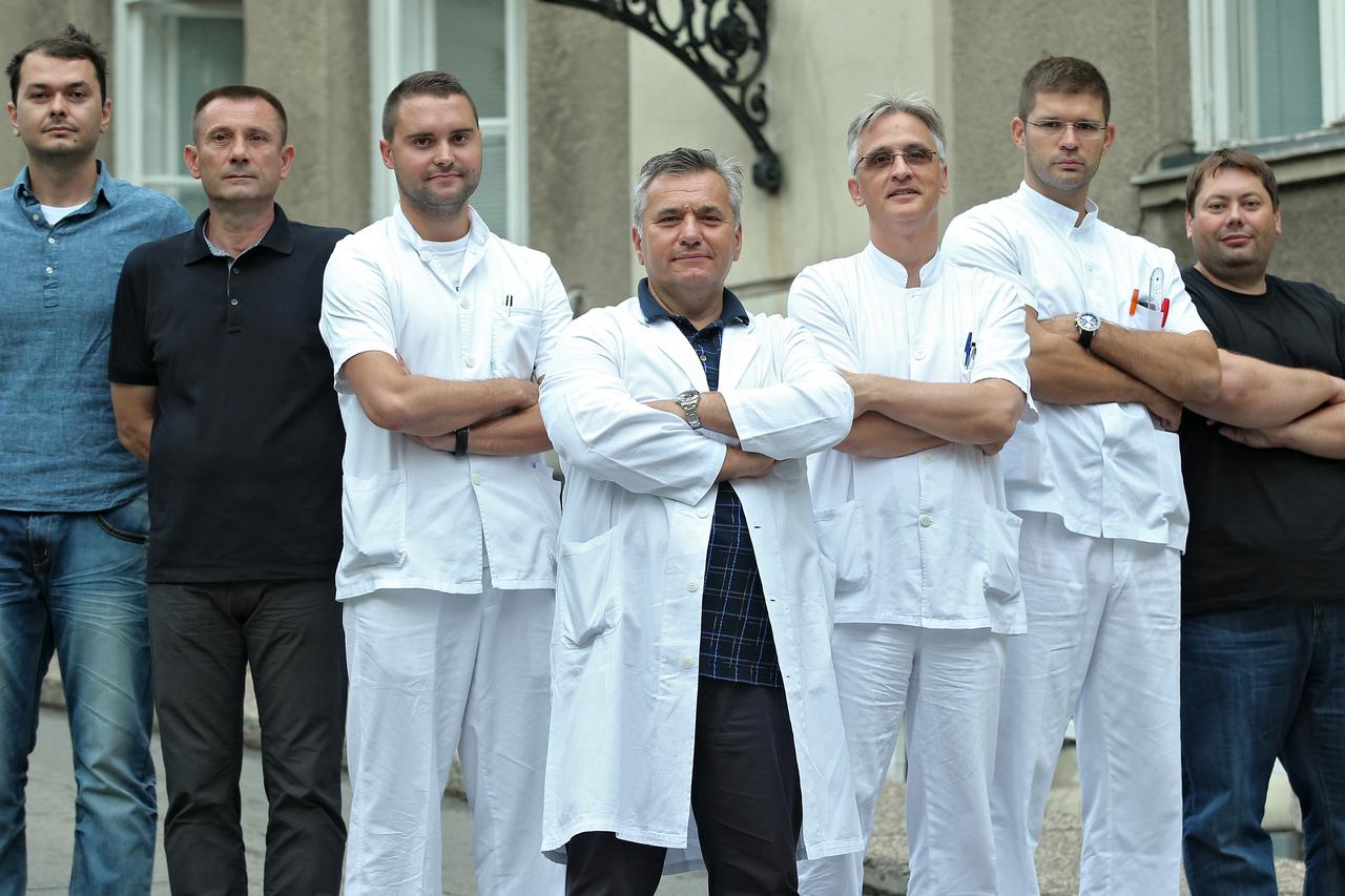SPECIJAL OBZOR 27.08.2014., Zagreb - U klinici za traumatologiju u Draskovicevoj ulici okupili su se lijecnici i strucni suradnici koji se bave i razvijaju prve 3D operacije u Hrvatskoj.