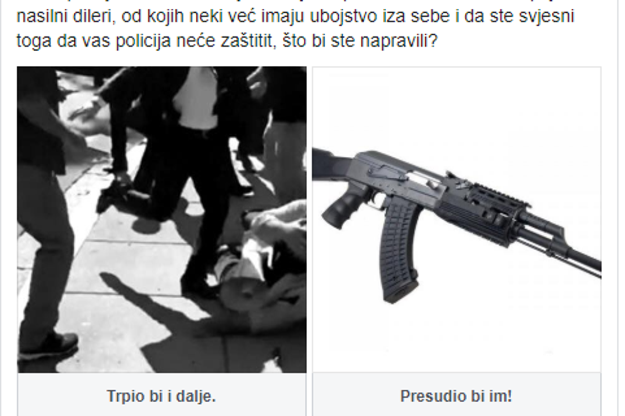 Pernar objavio anketu, pita ljude bi li ubili dilere kao Zavadlav