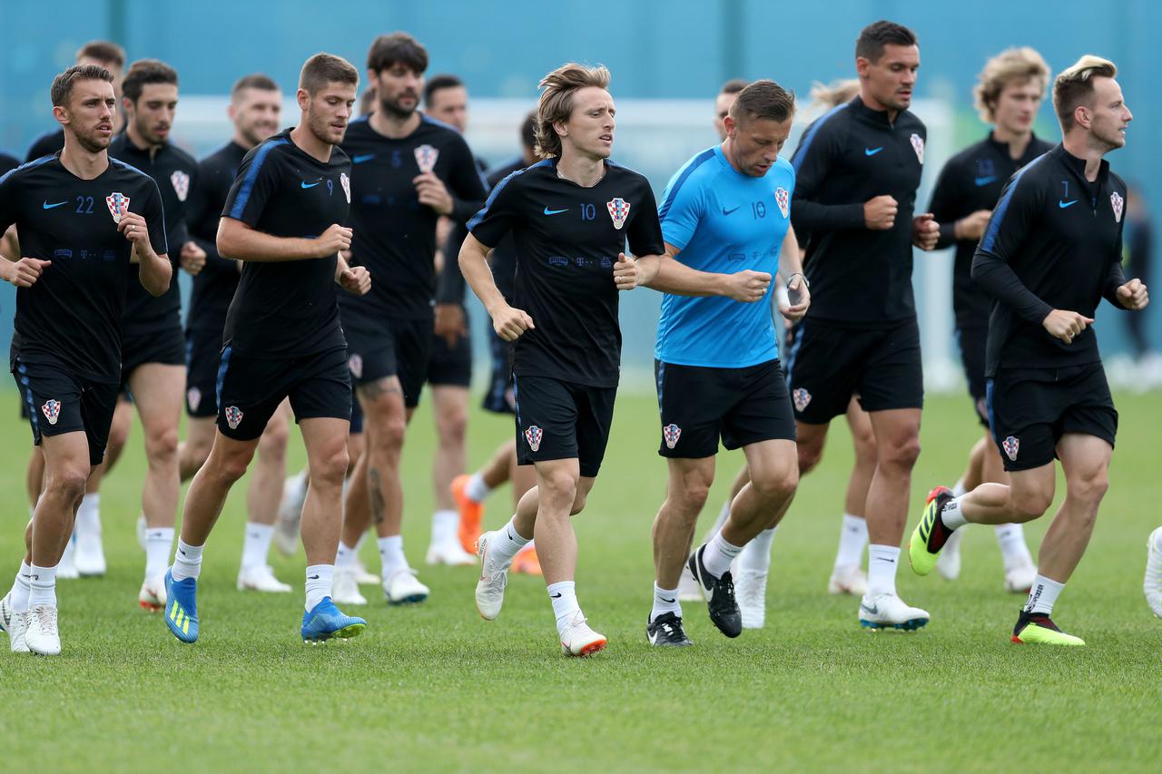 Trening hrvatske reprezentacije u Iličevu