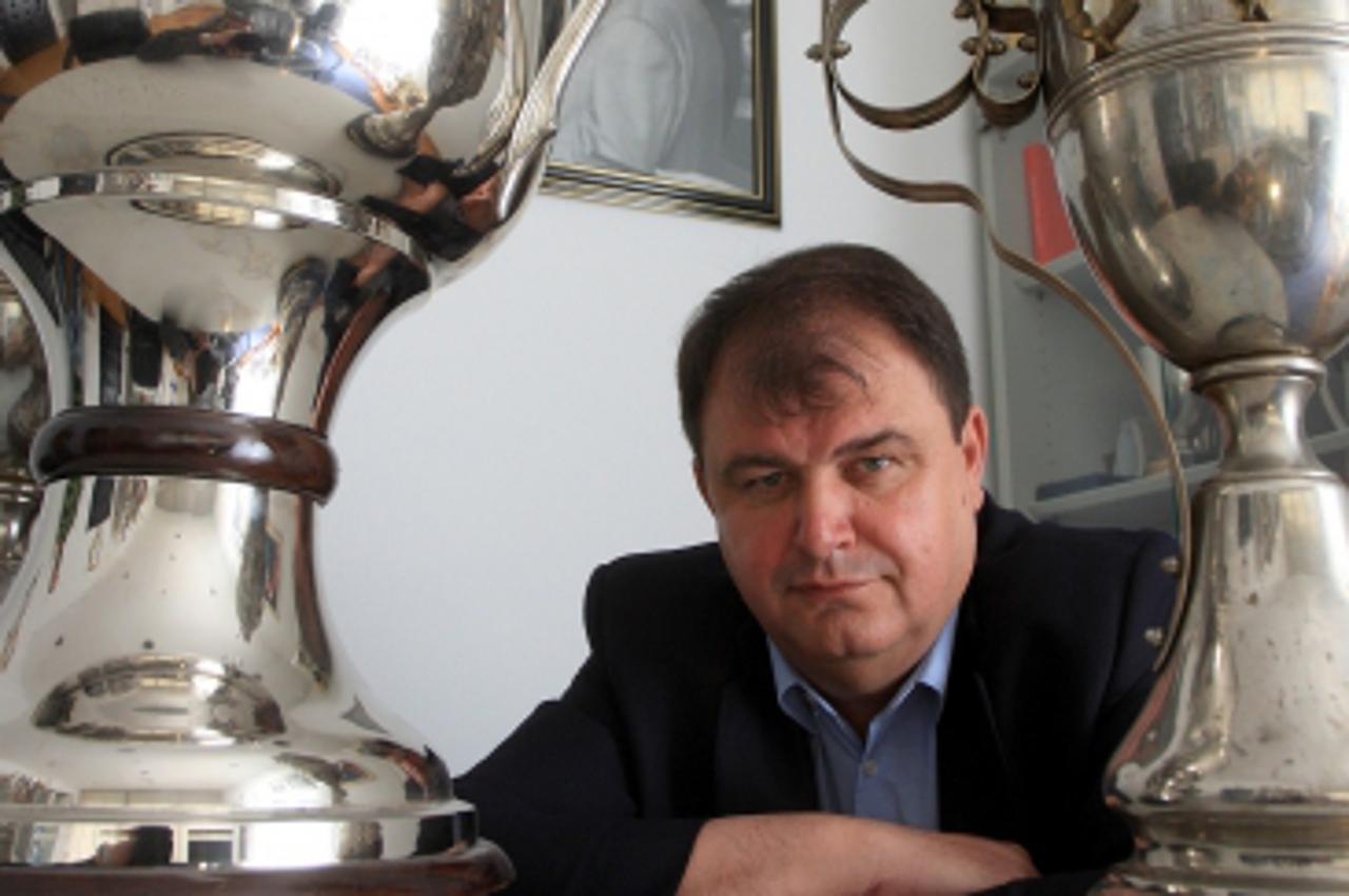'07.04.2011. Dom Sportova, Zagreb - Zoran Gobac, predsjednik rukometnog kluba CO Zagreb. Photo: Boris Scitar/PIXSELL'