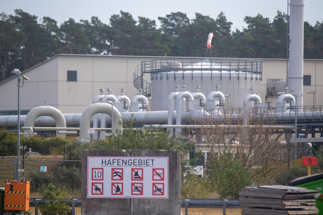 LNG infrastructure before construction in Lubmin