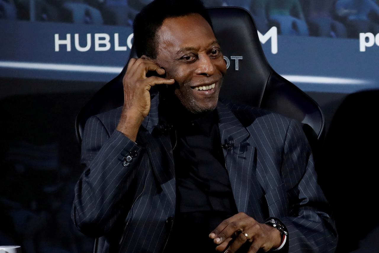 FILE PHOTO: Brazilian soccer legend Pele is seen in Paris