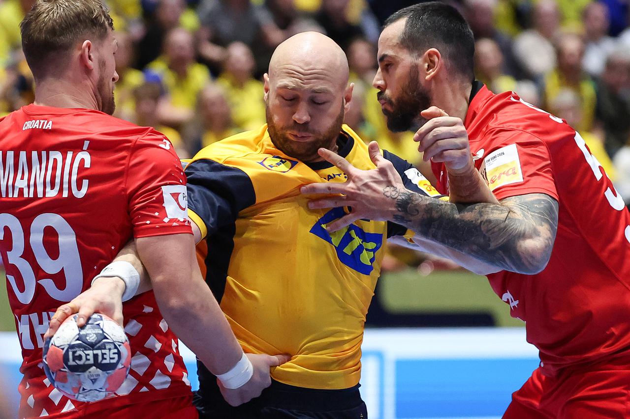 Susret Švedske i Hrvatske u prvom krugu EHF Europskog prvenstva
