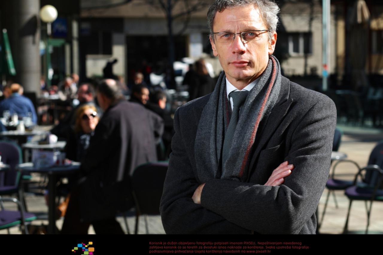 '27.02.2012., Zagreb - Boris Vujcic, zamjenik guvernera Hrvatske narodne banke.  Photo: Tomislav Miletic/PIXSELL'