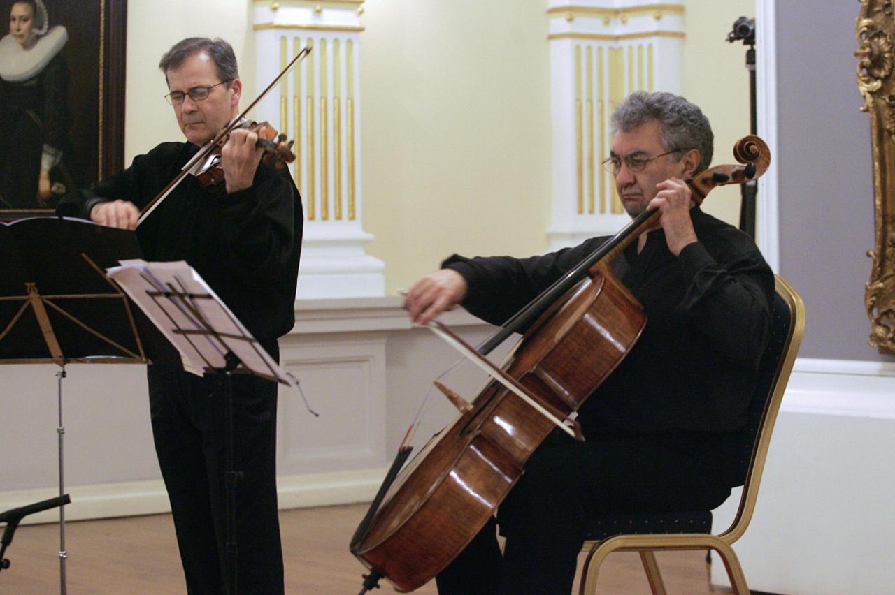 Violinist Goran Končar i  violončelist David Grigorian