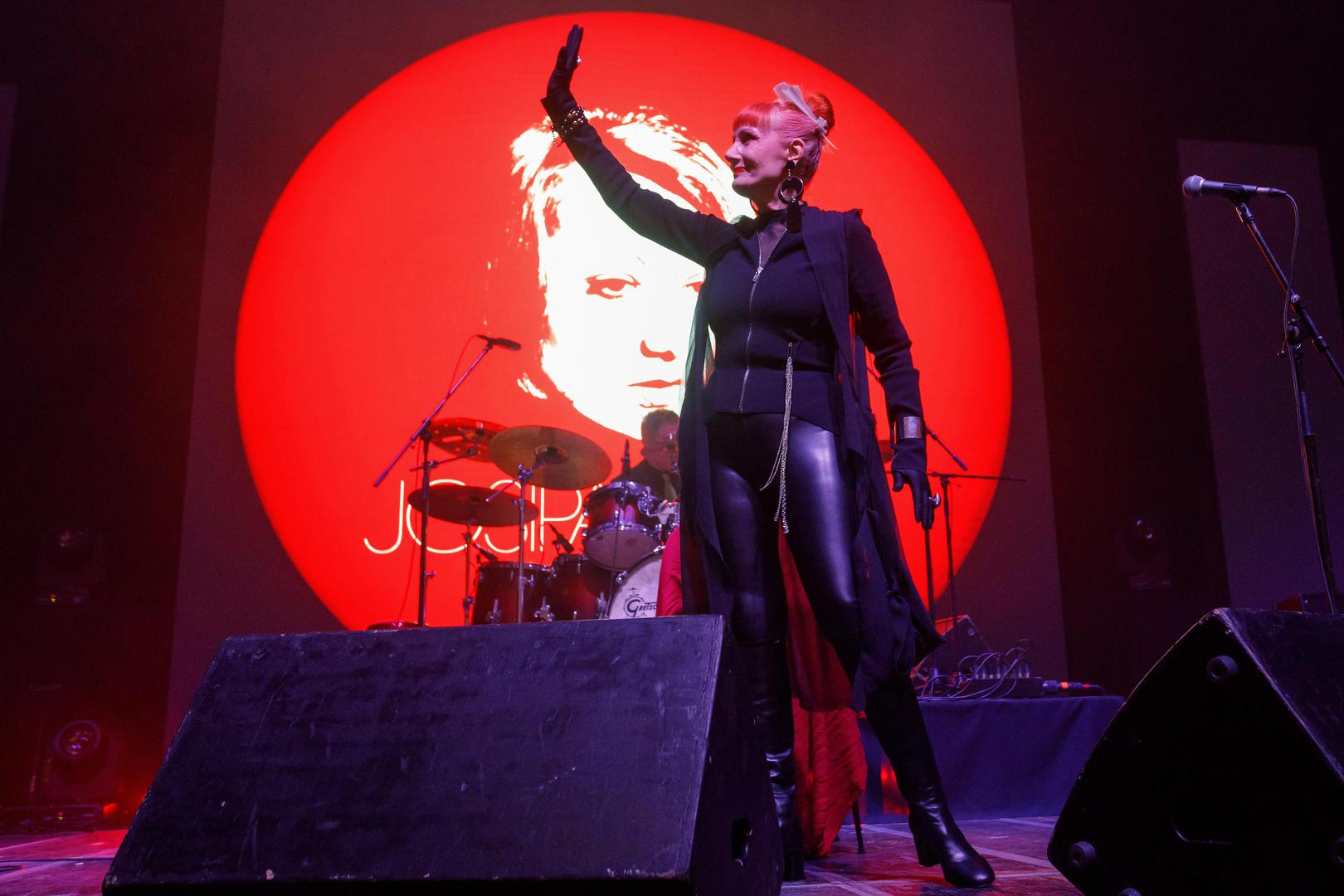 17.02.2024., Zagreb - Koncert pjevacice Josipe Lisac u maloj dvorani Doma sportova. Photo: Tomislav Miletic/PIXSELL