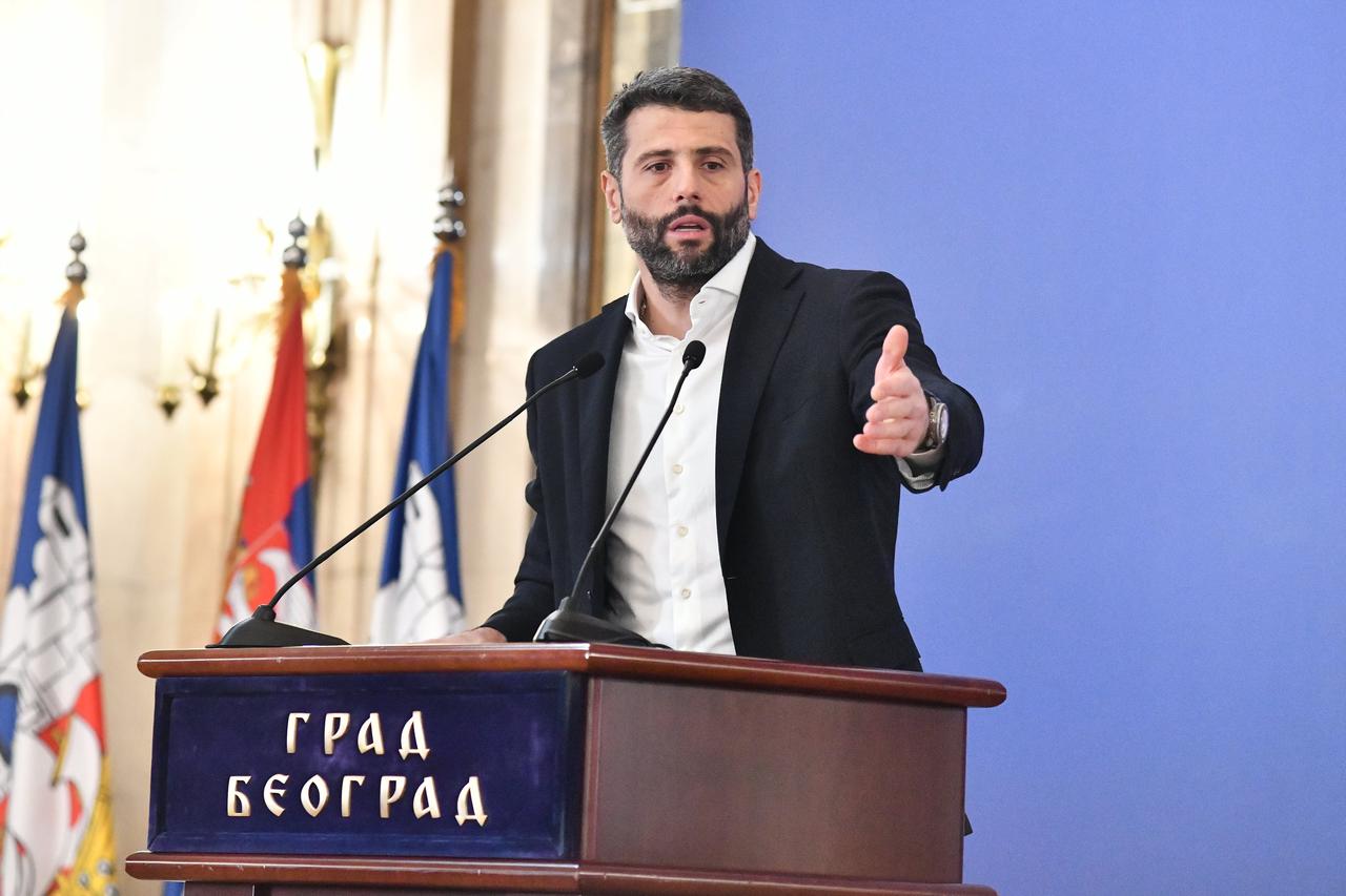 Konferencija za novinare gradonačelnika Beograda Aleksandra Šapića