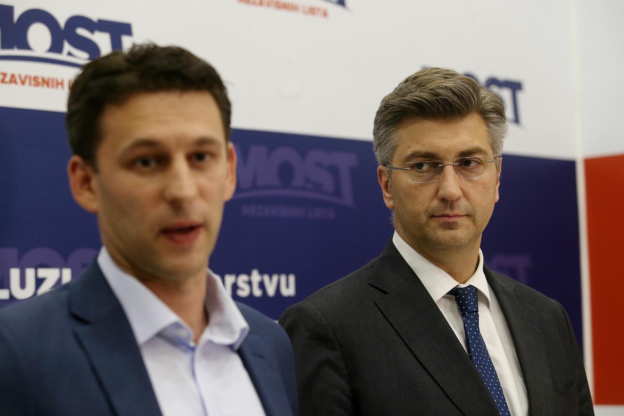 Božo Petrov i Andrej Plenković