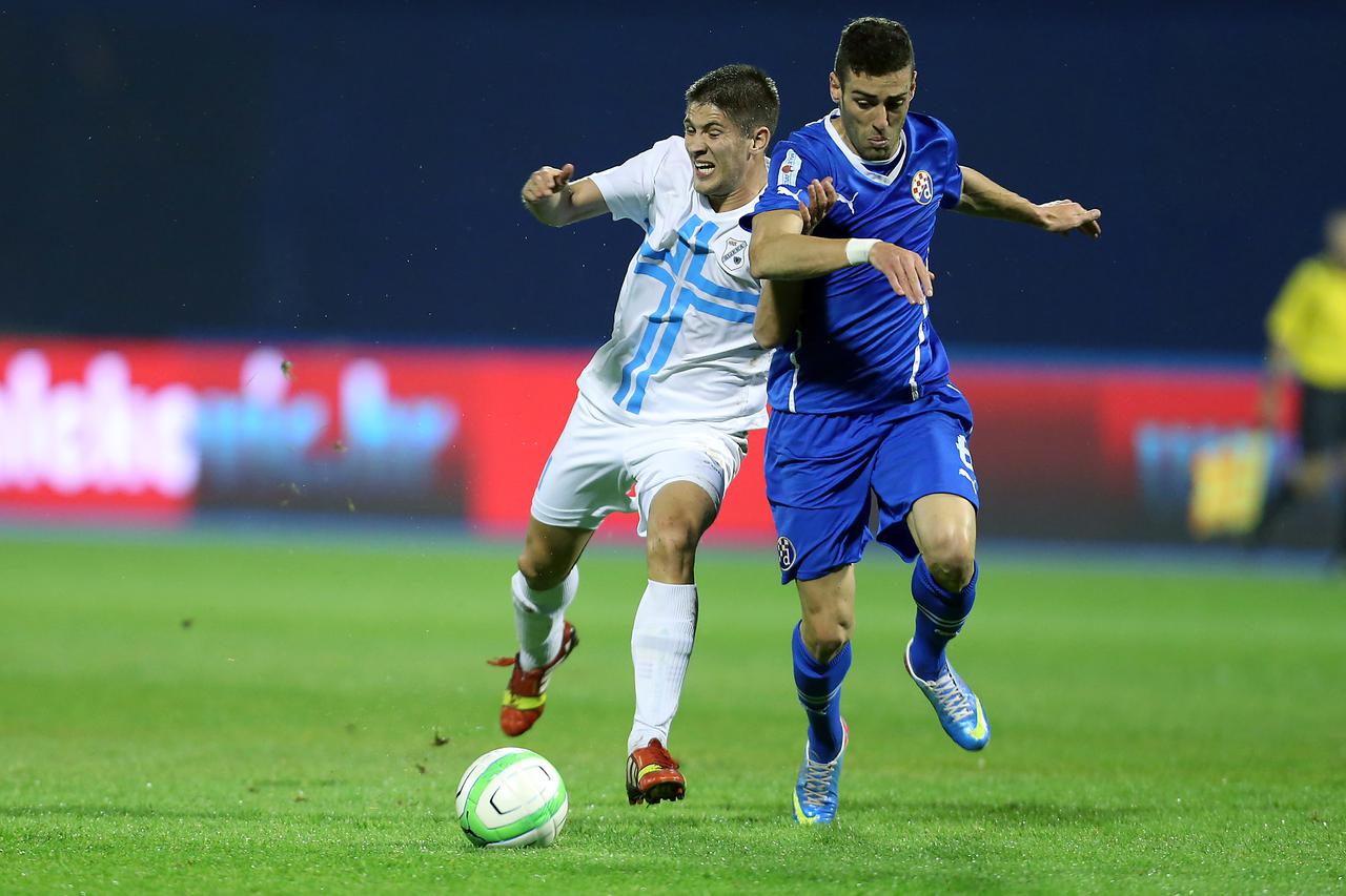 06.10.2013., stadion u Maksimiru, Zagreb - MAXtv 1. HNL, 12. kolo, GNK Dinamo - HNK Rijeka. Ivo Pinto, Andrej Kramaric. Photo: Luka Stanzl/PIXSELL
