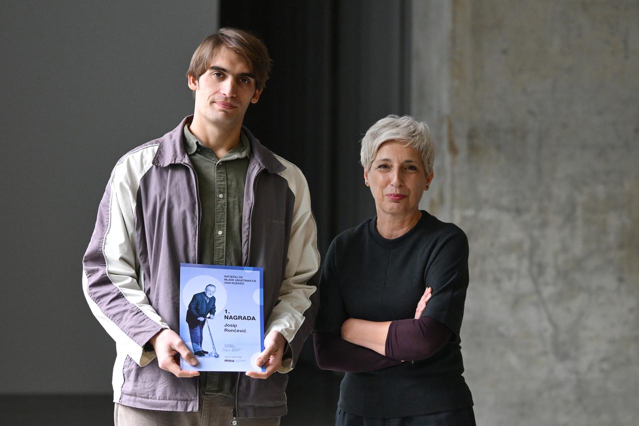 Zagreb: U Muzeju suvremene umjetnosti proglašeni su pobjednici 5. natječaja za mlade umjetnike Ivan Kožarić