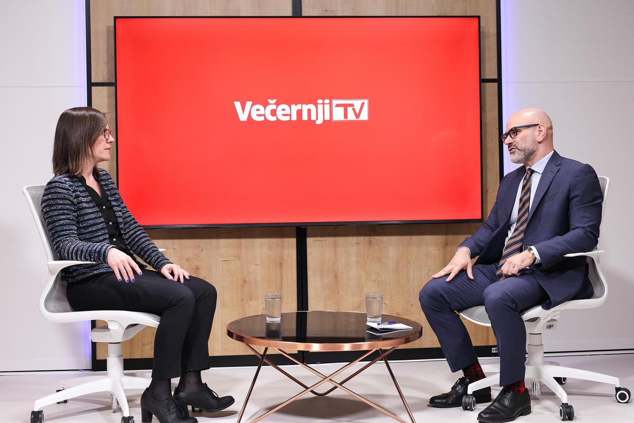 Zagreb: Gost u studiju Večernjeg lista Ernest Herzog