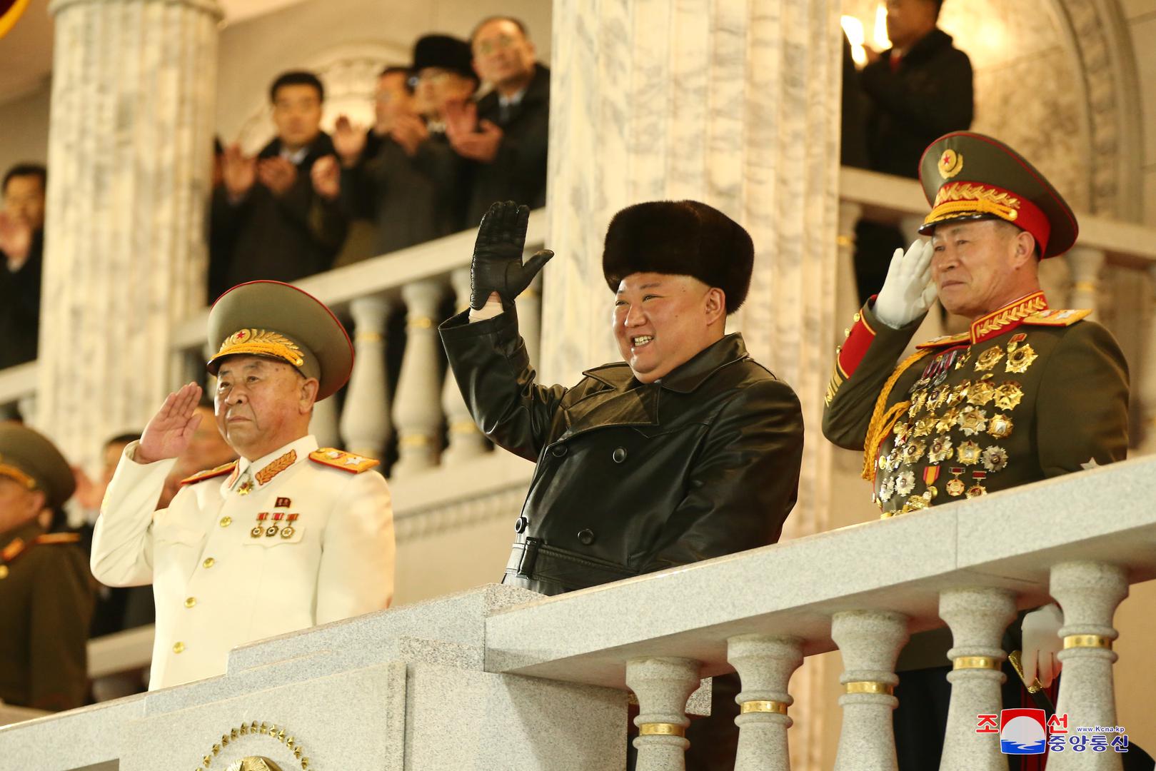 8th Congress of the Workers' Party in Pyongyang North Korean leader Kim Jong Un waves during a ceremony for the 8th Congress of the Workers' Party in Pyongyang, North Korea January 14, 2021 in this photo supplied by North Korea's Central News Agency (KCNA).    KCNA via REUTERS    ATTENTION EDITORS - THIS IMAGE WAS PROVIDED BY A THIRD PARTY. REUTERS IS UNABLE TO INDEPENDENTLY VERIFY THIS IMAGE. NO THIRD PARTY SALES. SOUTH KOREA OUT. NO COMMERCIAL OR EDITORIAL SALES IN SOUTH KOREA. KCNA