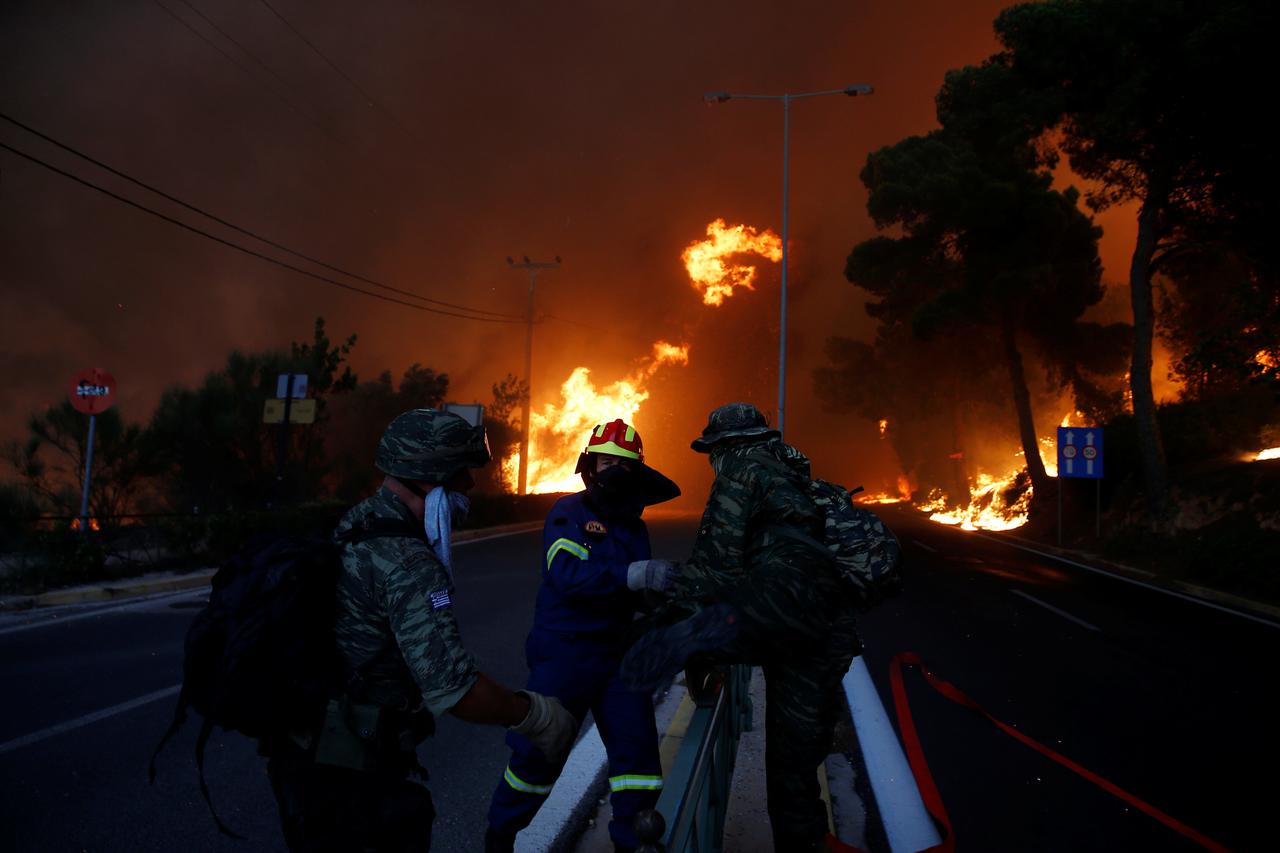 požar u Grčkoj