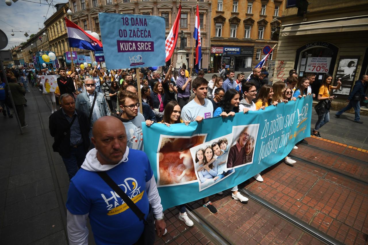 Hod za život u Zagrebu