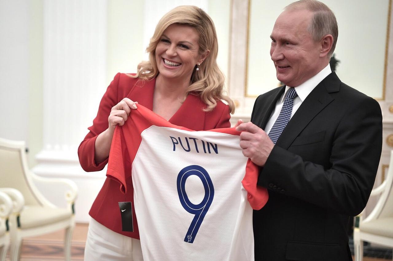 Kolinda Grabar Kitarović i Vladimir Putin