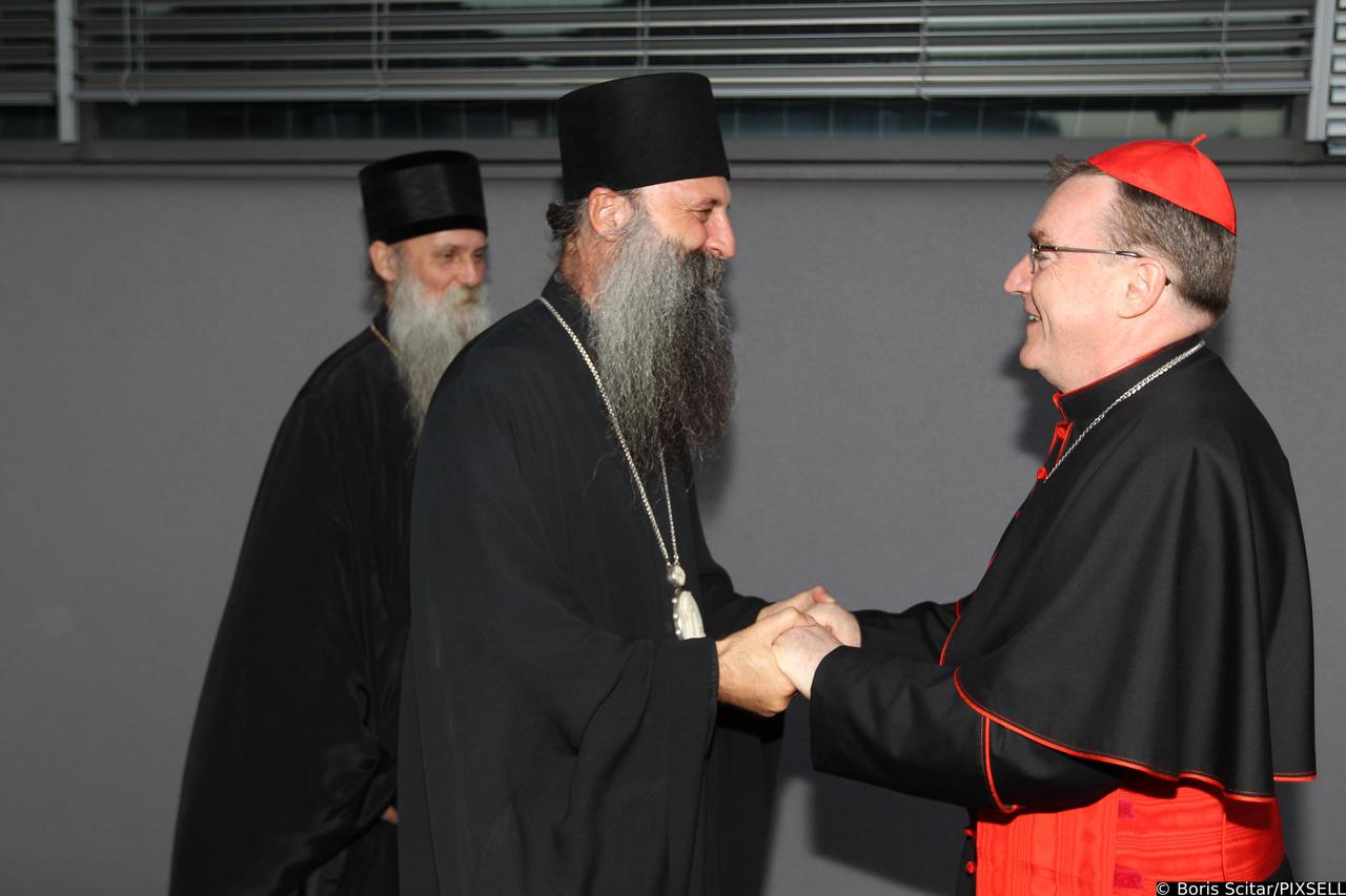 Zagreb: Mitropolit zagrebački Porfirije Perić i nadbiskup zagrebački kardinal Josip Bozanić