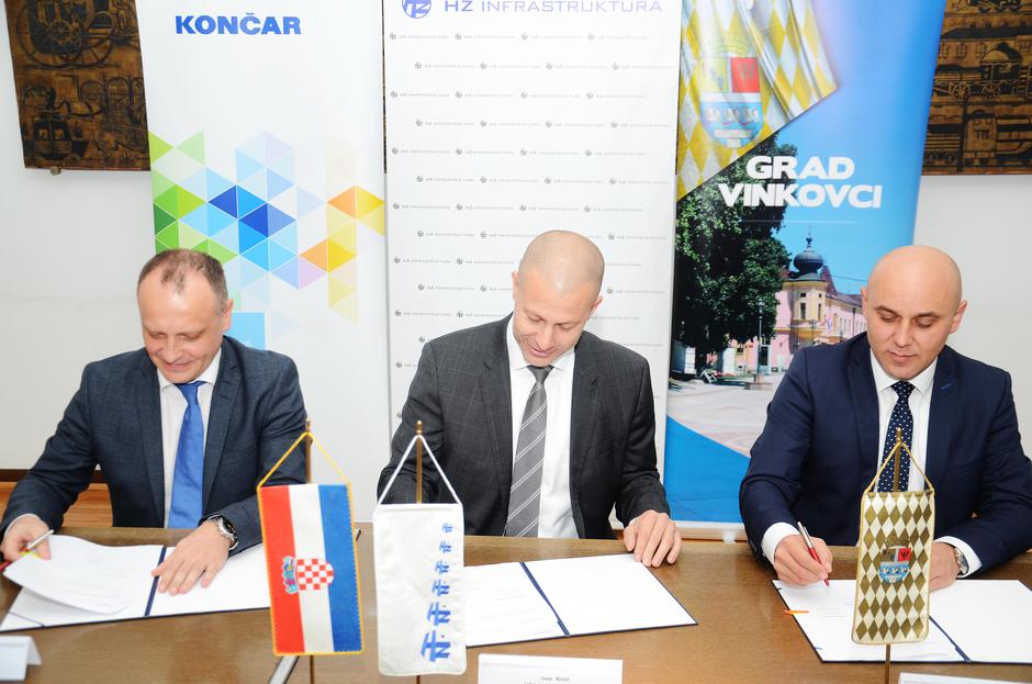 HŽ Infrastruktura, KONČAR-KET i Grad Vinkovci potpisali Sporazum