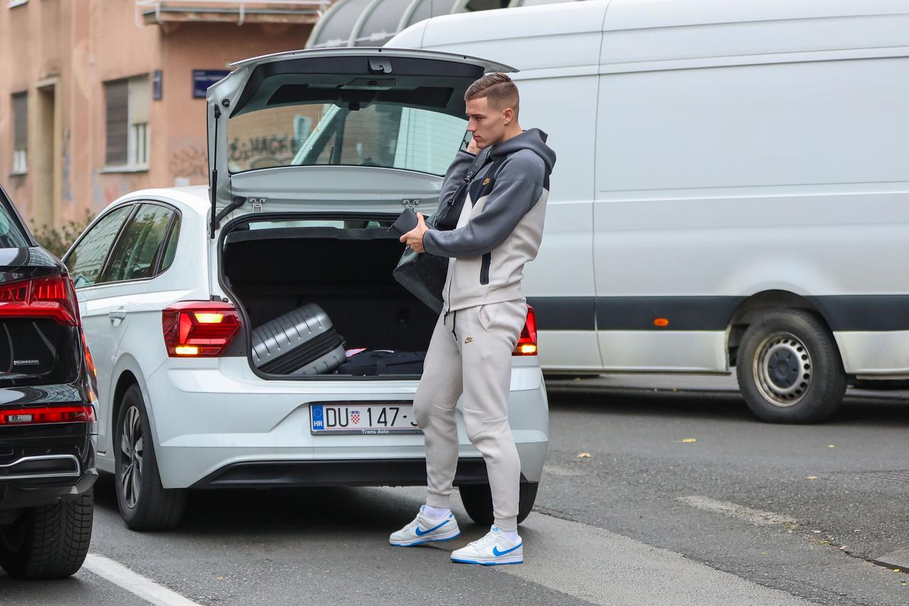 Zagreb: Okupljanje reprezentacije uoči utakmice Lige nacija Škotska - Hrvatska