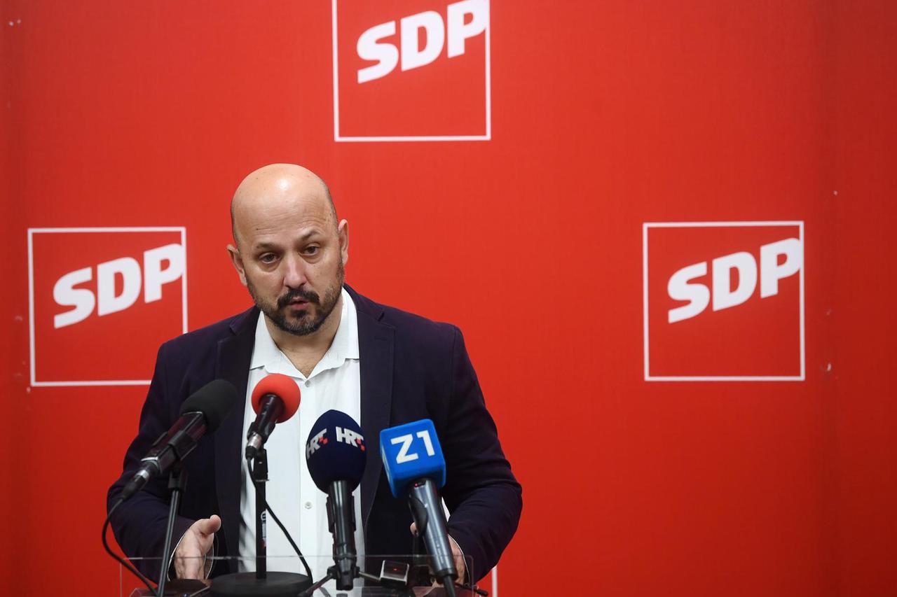 Zagreb: Konferencija za medije SDP-a Zagreb o proračunu Grada Zagreba za 2021. godinu