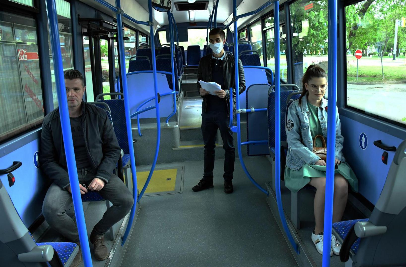 26.04.2020,. Slavonski Brod - U autoprijevoznickoj tvrtki Terzic bus spremni su za ponovno organiziranje javnog gradskog prijevoza uz pridrzavanje svih propisanih protuepidemijskih mjera i preporuka. 
Photo: Ivica Galovic/PIXSELL