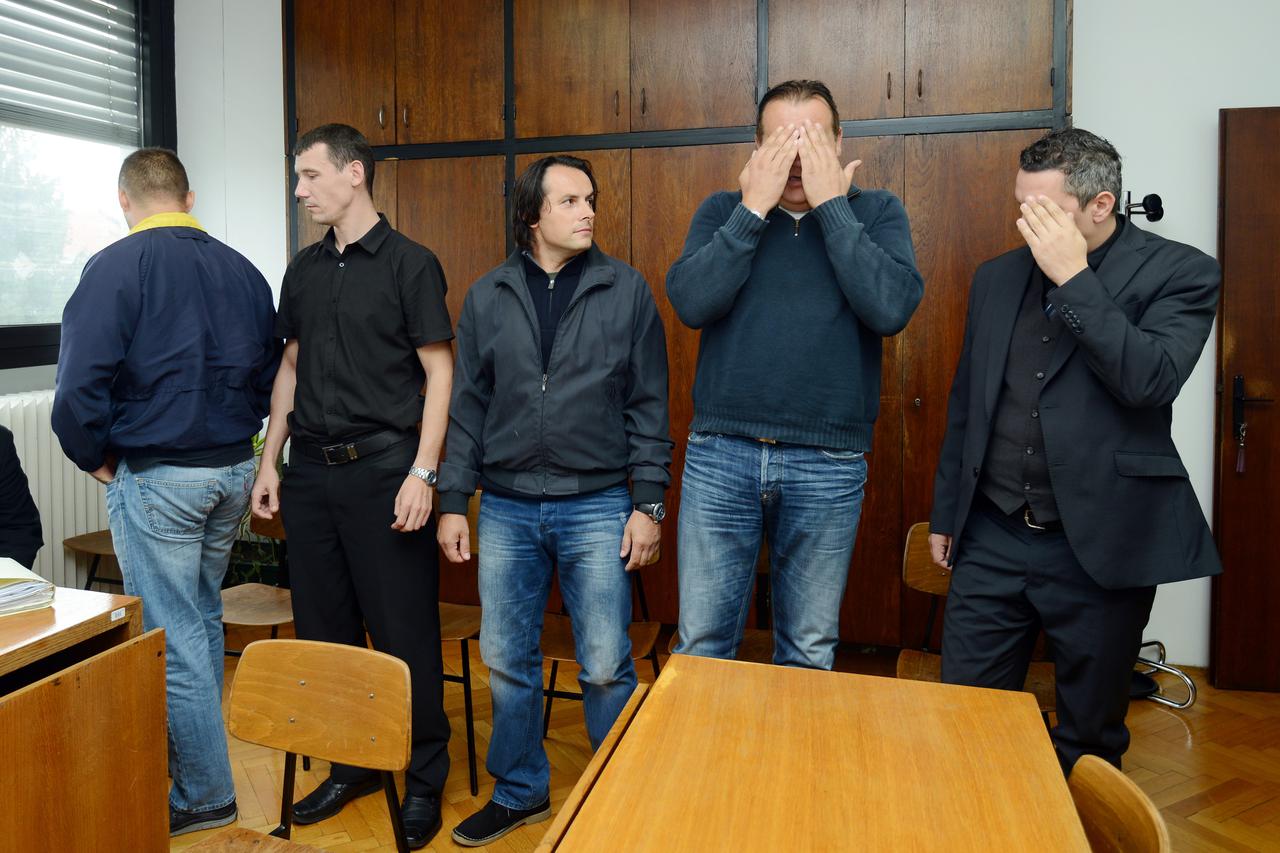 16.10.2014. Varazdin - Na Varazdinskom sudu zapocelo je sudjenje Romanu Dobranicu i drugima zbog sumnje u udruzivanje zbog preprodaje droge. Photo: Marko Jurinec/PIXSELL