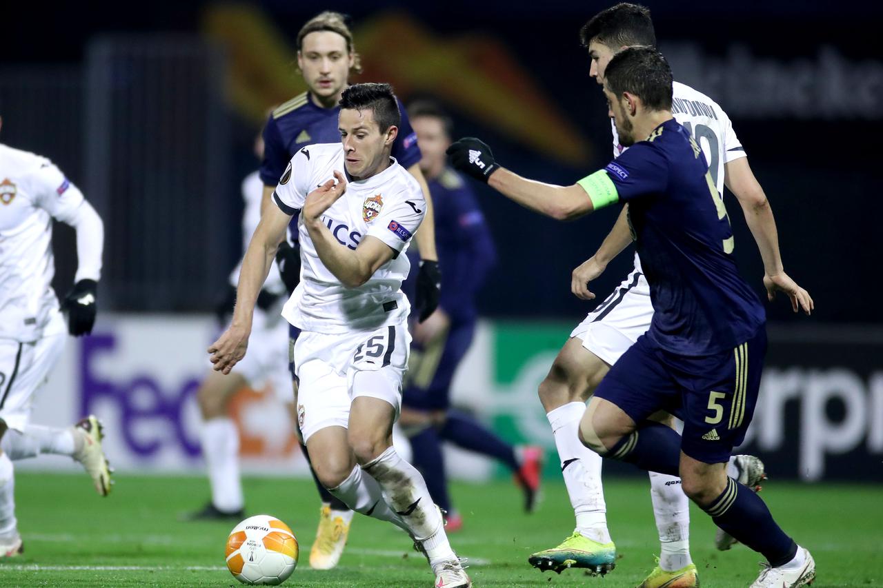 Zagreb: GNK Dinamo i CSKA Moskva u 6. kolu Europske lige na Maksimiru