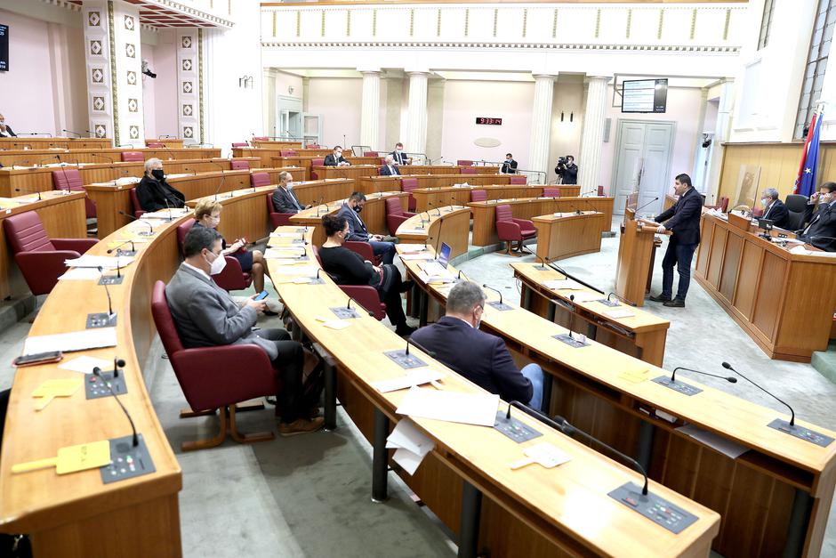 Zagreb: Sabor je 4. sjednicu nastavio izlaganjem zastupničkih stajališta