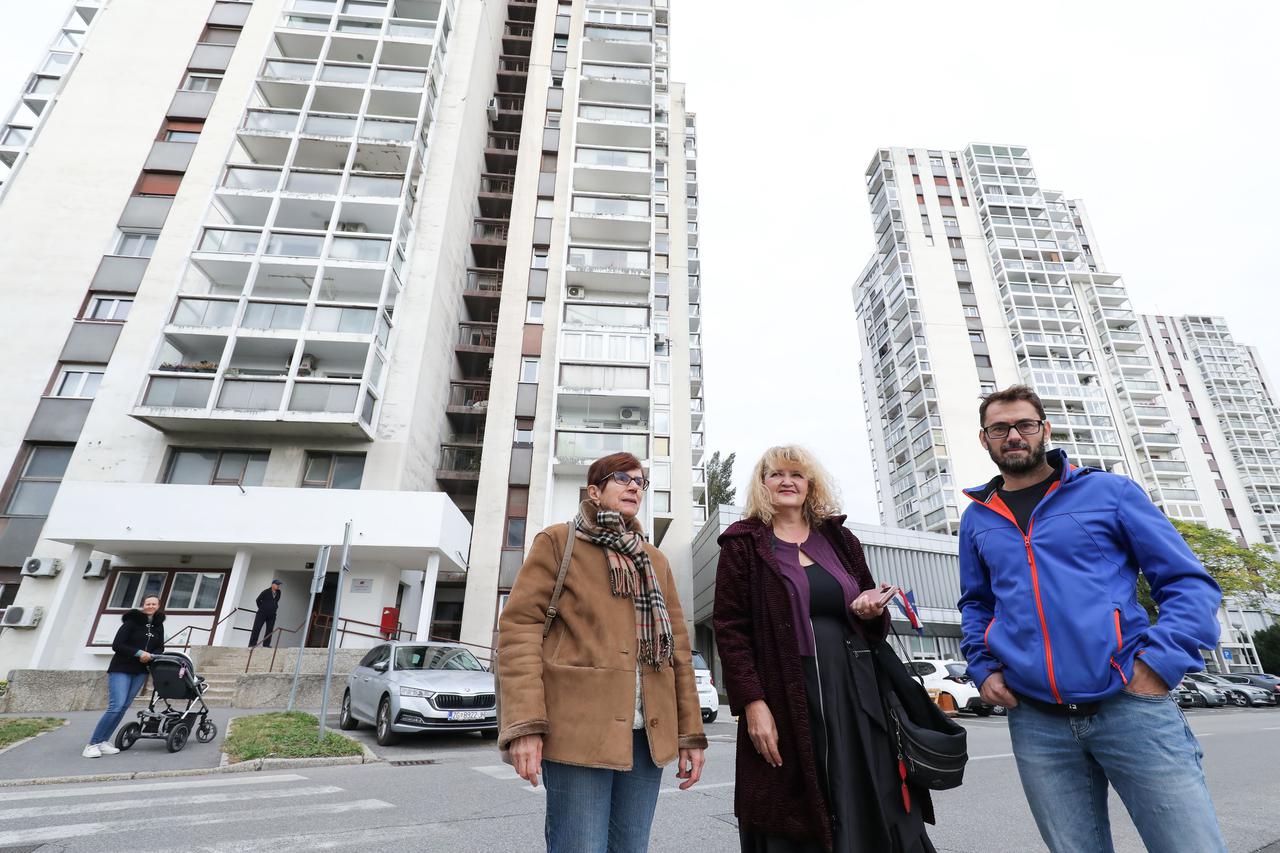 Zagreb: Stanari nebodera u Veslačkoj 6