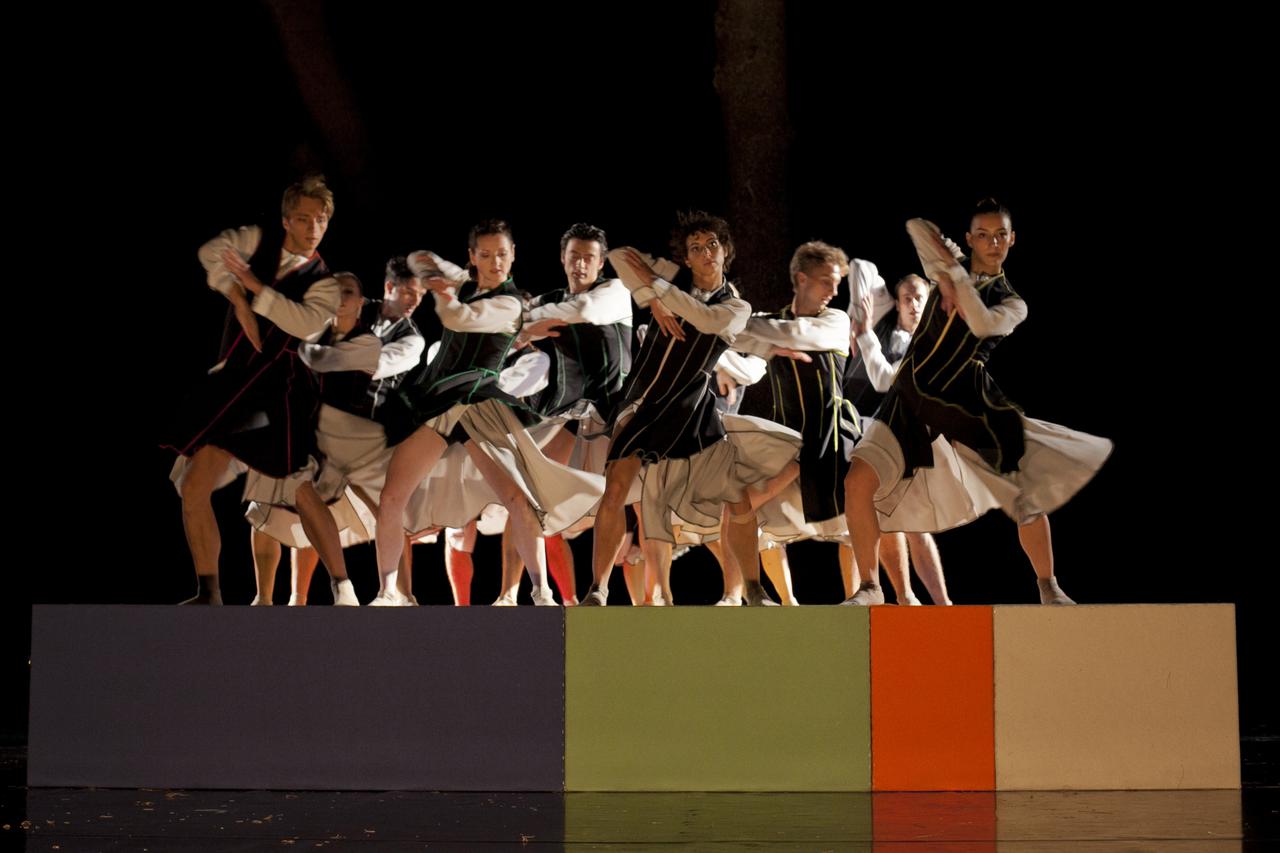 07.08.2015., Split - Posljednja premijera ovogodisnjeg Splitskog ljeta, balet makedonskog koreografa Igora Kirova '5 do 12' izvedena je na sustipanskoj pozornici.  Photo: Miranda Cikotic/PIXSELL