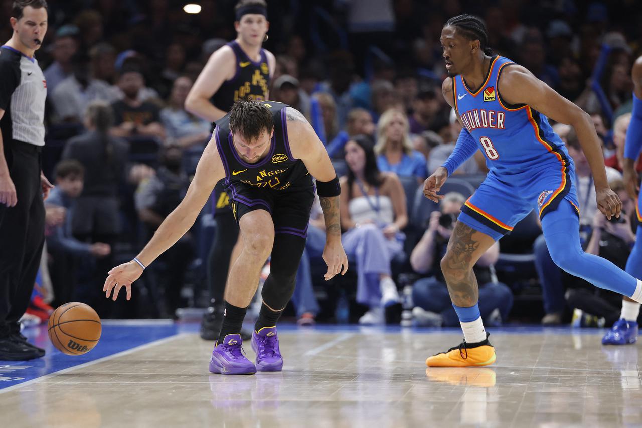 NBA: Los Angeles Lakers at Oklahoma City Thunder