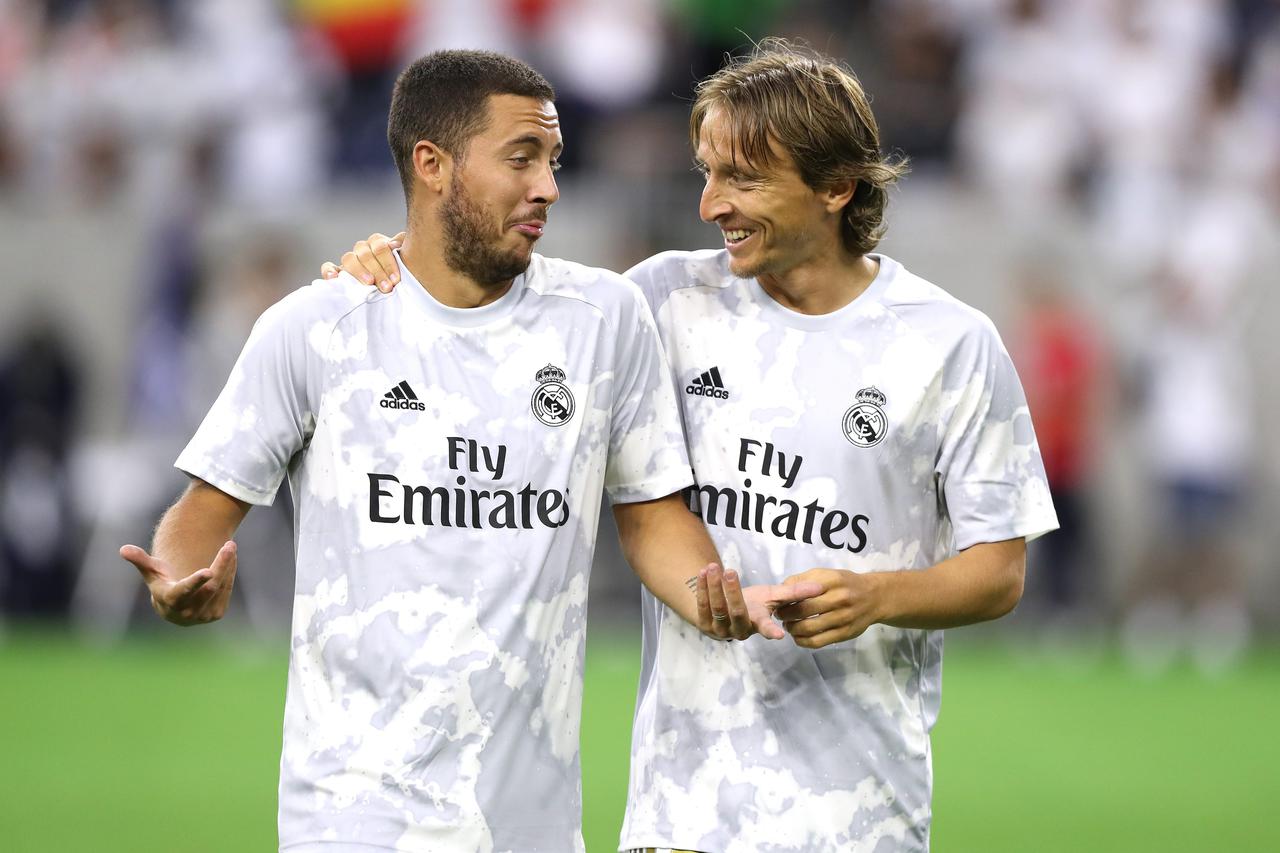 Luka Modrić i Eden Hazard